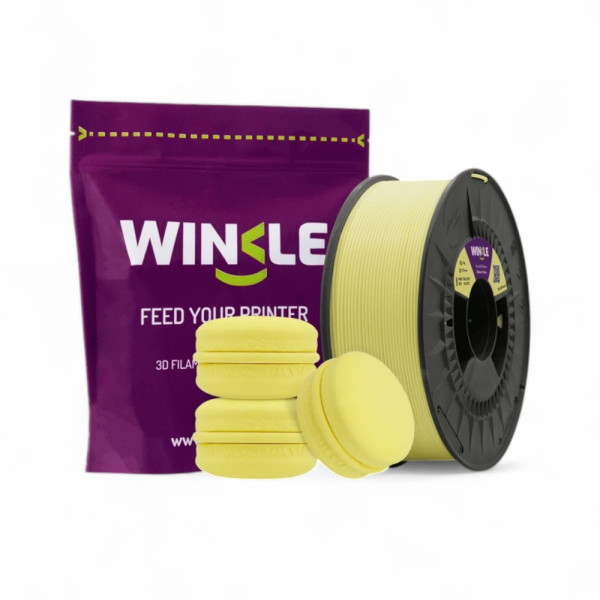 PLA Winkle Amarelo Claro Matte 1.75mm 1Kg