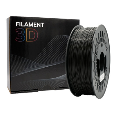 Filamento 3D PLA GENERICO (Preto Matte - 1,75mm)