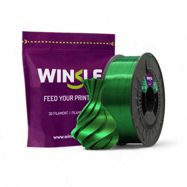 PLA Silk Winkle Verde 1.75mm 1Kg