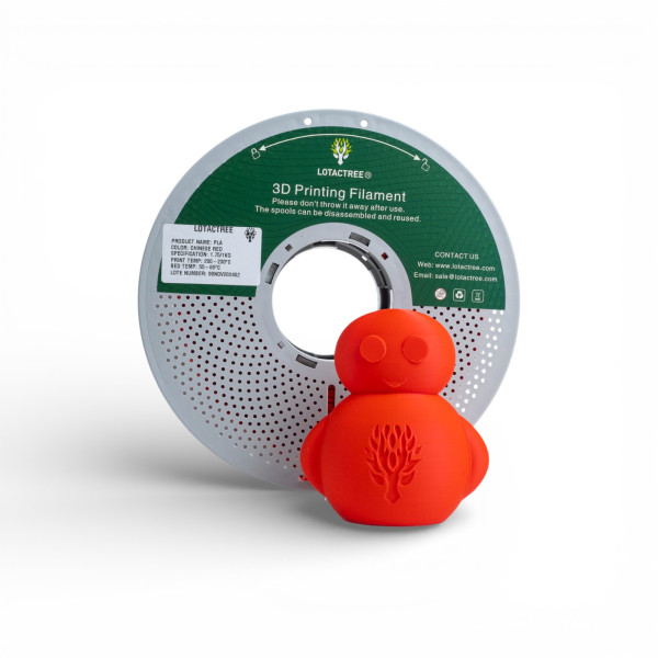 PLA Chinese Red Lotactree 1.75mm 1Kg