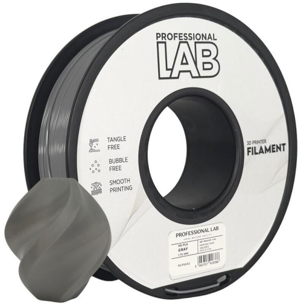 PLA Prof Lab Cinzento 1.75mm 1Kg