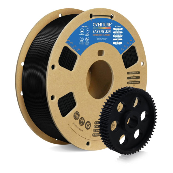 Easy Nylon Overture Preto 1.75mm 1000g