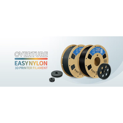 Easy Nylon Overture Preto 1.75mm 1000g