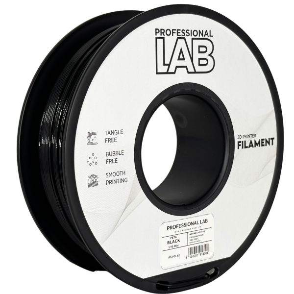 PETG Prof Lab Preto 1.75mm 1Kg