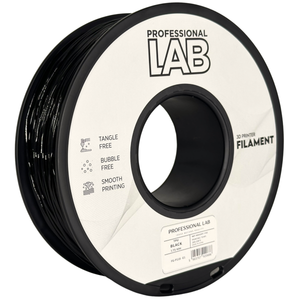 TPU Prof Lab Preto 1.75mm 1Kg