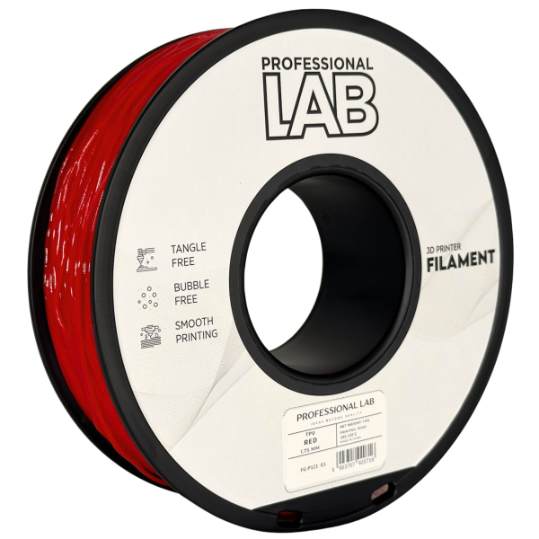 TPU Prof Lab Vermelho 1.75mm 1Kg
