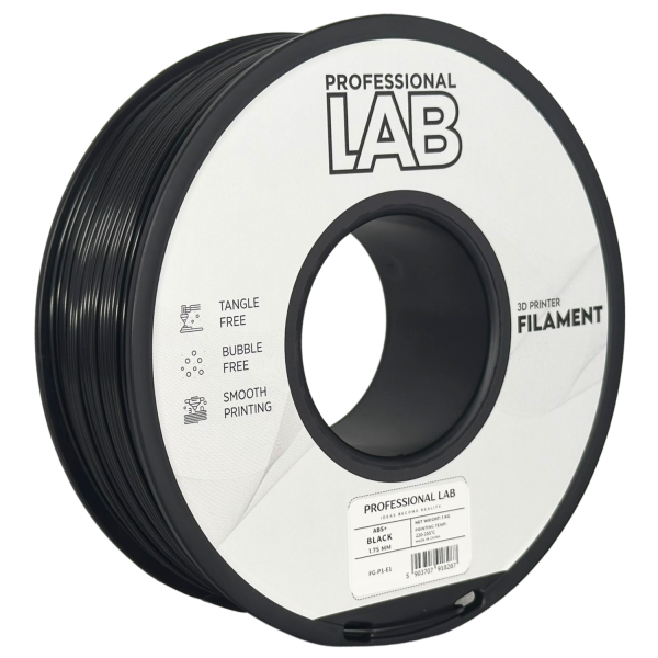 ABS+ Prof Lab Preto 1.75mm 1Kg