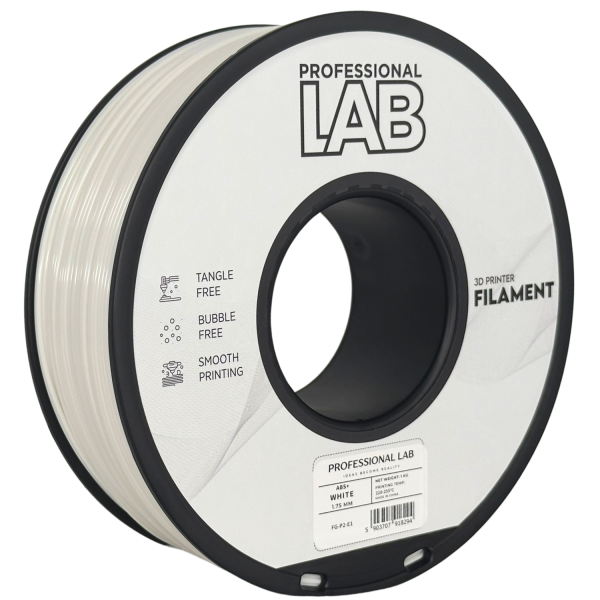 ABS+ Prof Lab Branco 1.75mm 1Kg
