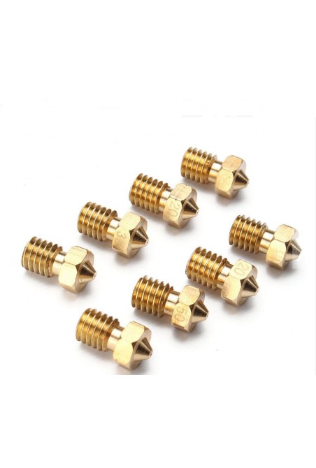 Nozzles latão 1.75mm extrusora V6