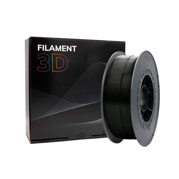 Filamento 3D PLA GENERICO Pla (Preto - 1,75mm)